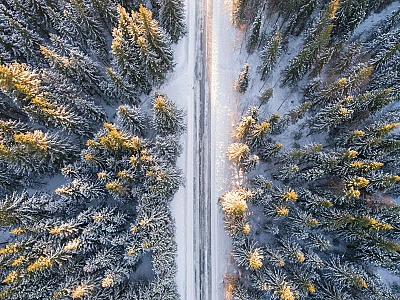 Regelgeving bij winterse omstandigheden in het buitenland